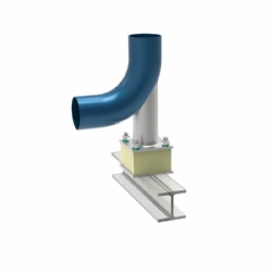 Cold insulation support leg
